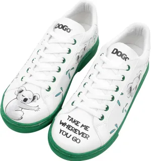 White Sneakers for Women - Handmade Women's Fashion Sneakers, Vegan Leather and Unique Design, Comfortable Shoes for Women, Ace Sneakers
