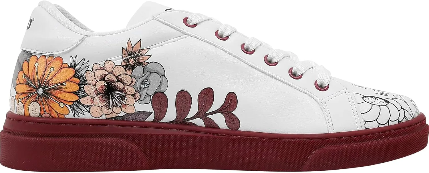 White Sneakers for Women - Handmade Women's Fashion Sneakers, Vegan Leather and Unique Design, Comfortable Shoes for Women, Ace Sneakers