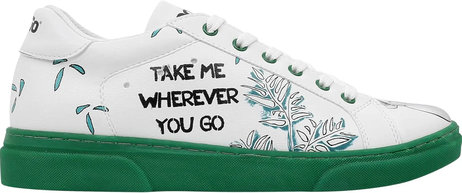 White Sneakers for Women - Handmade Women's Fashion Sneakers, Vegan Leather and Unique Design, Comfortable Shoes for Women, Ace Sneakers