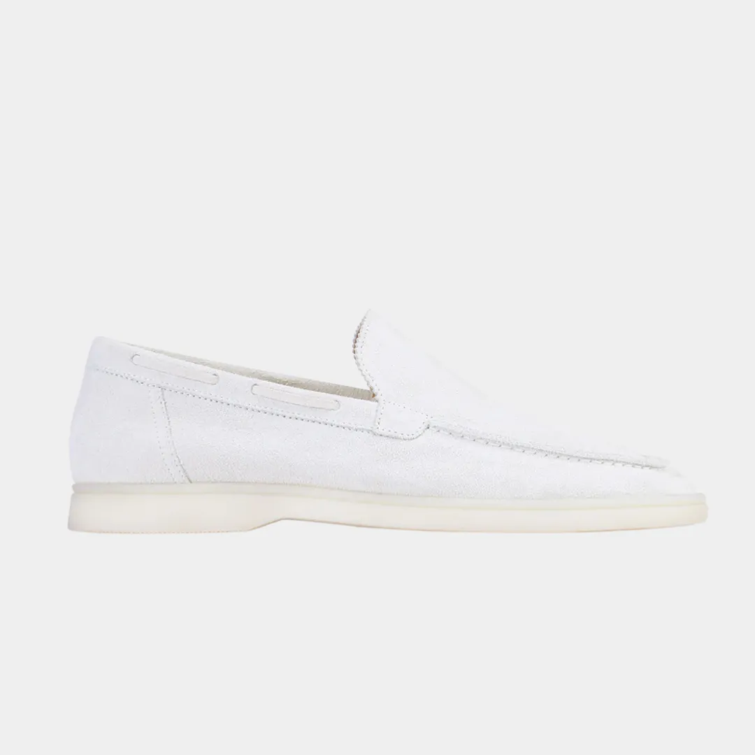 White Yacht Loafers
