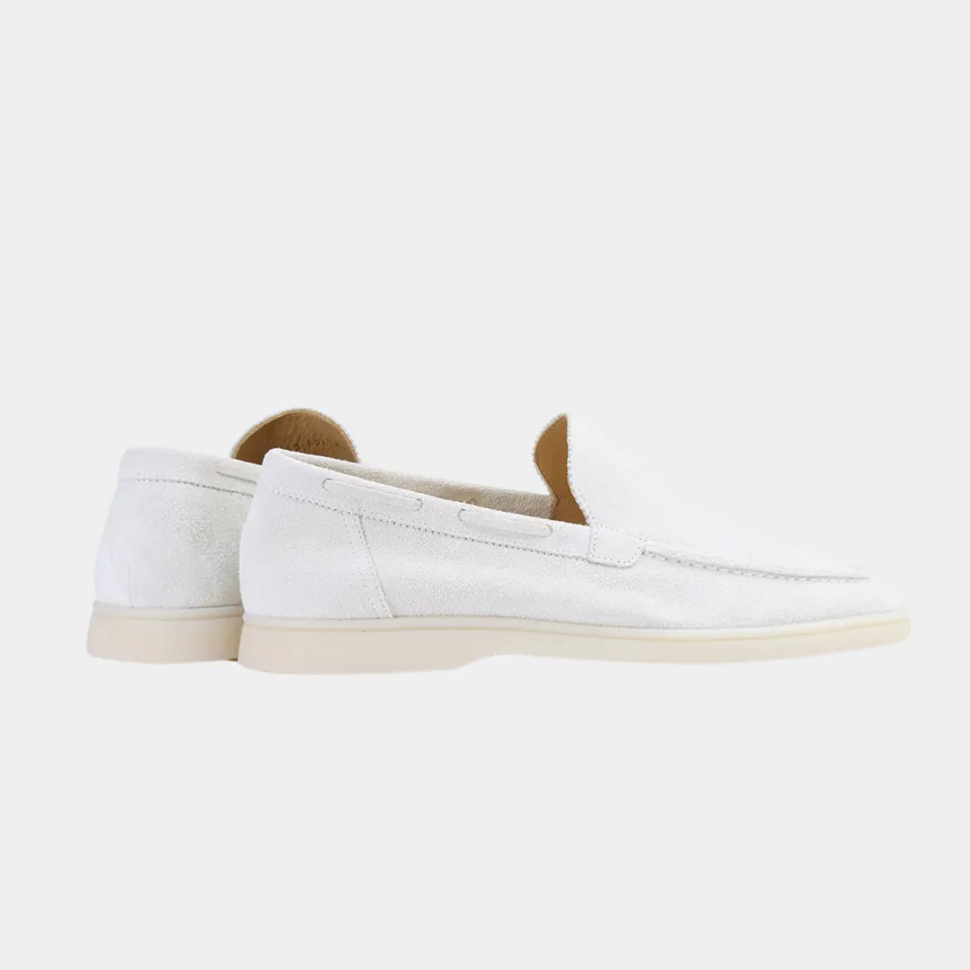 White Yacht Loafers