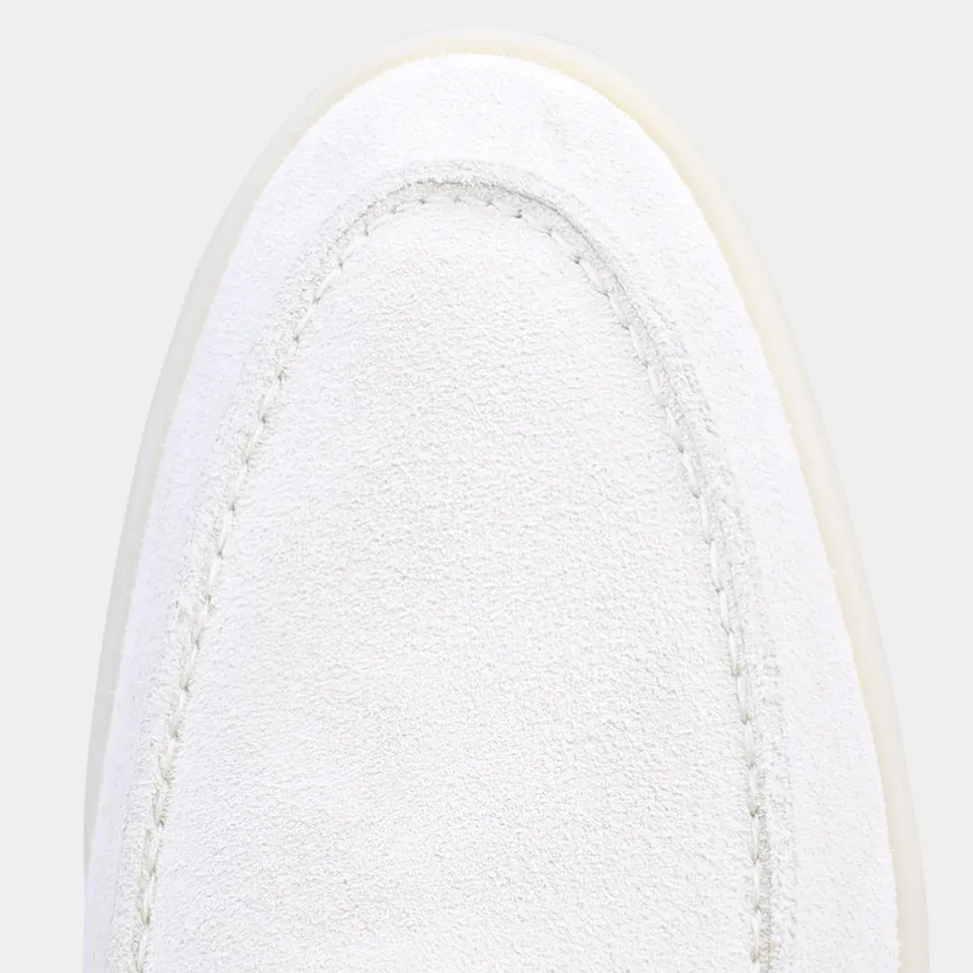 White Yacht Loafers