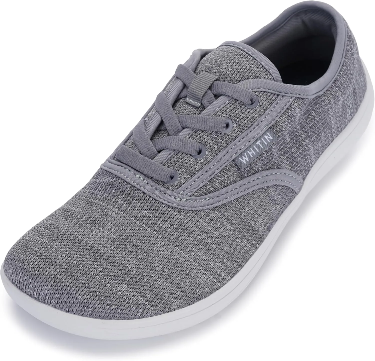 WHITIN Men's Wide Canvas Barefoot Sneakers | Zero Drop Sole | Minimalist Footwear