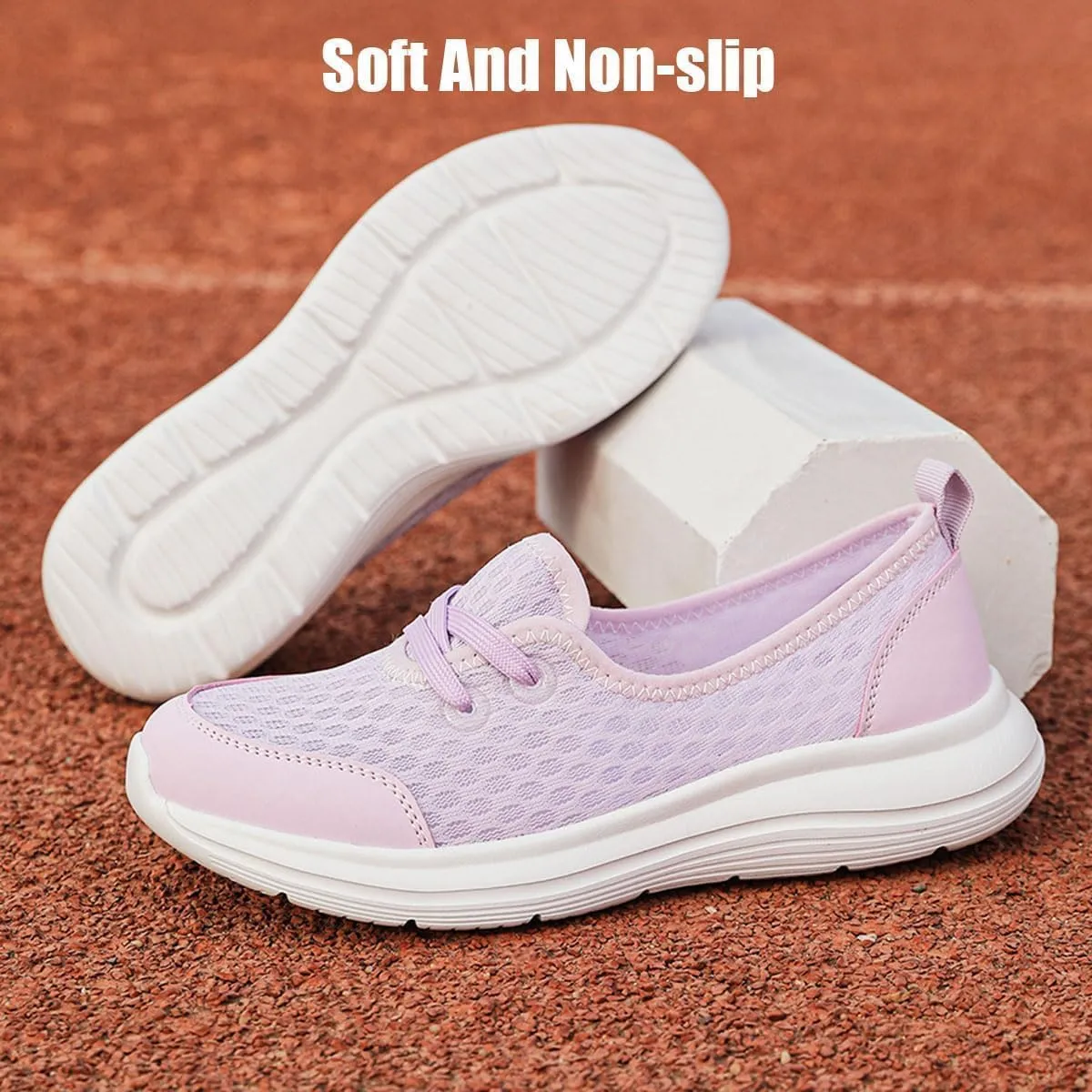 Women Orthopedic Shoes, Women's Soft Sole Mesh Comfort Orthopedic Shoes, Arch Support Slip-On Sneakers, Casual Walking Anti-Skid Sports Shoe