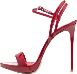 Women's Buckle Stiletto Sandals, Open Toe Summer Wedding Party Heels