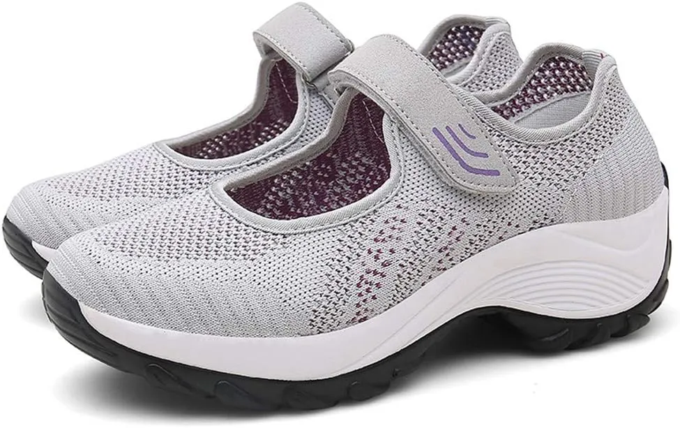 Women's Fashion Sneaker Mesh Slip On Black Non Slip Shoes for Women Comfortable Orange Tennis Shoes for Women Black Loafers Shoes Women Leather Sneakers