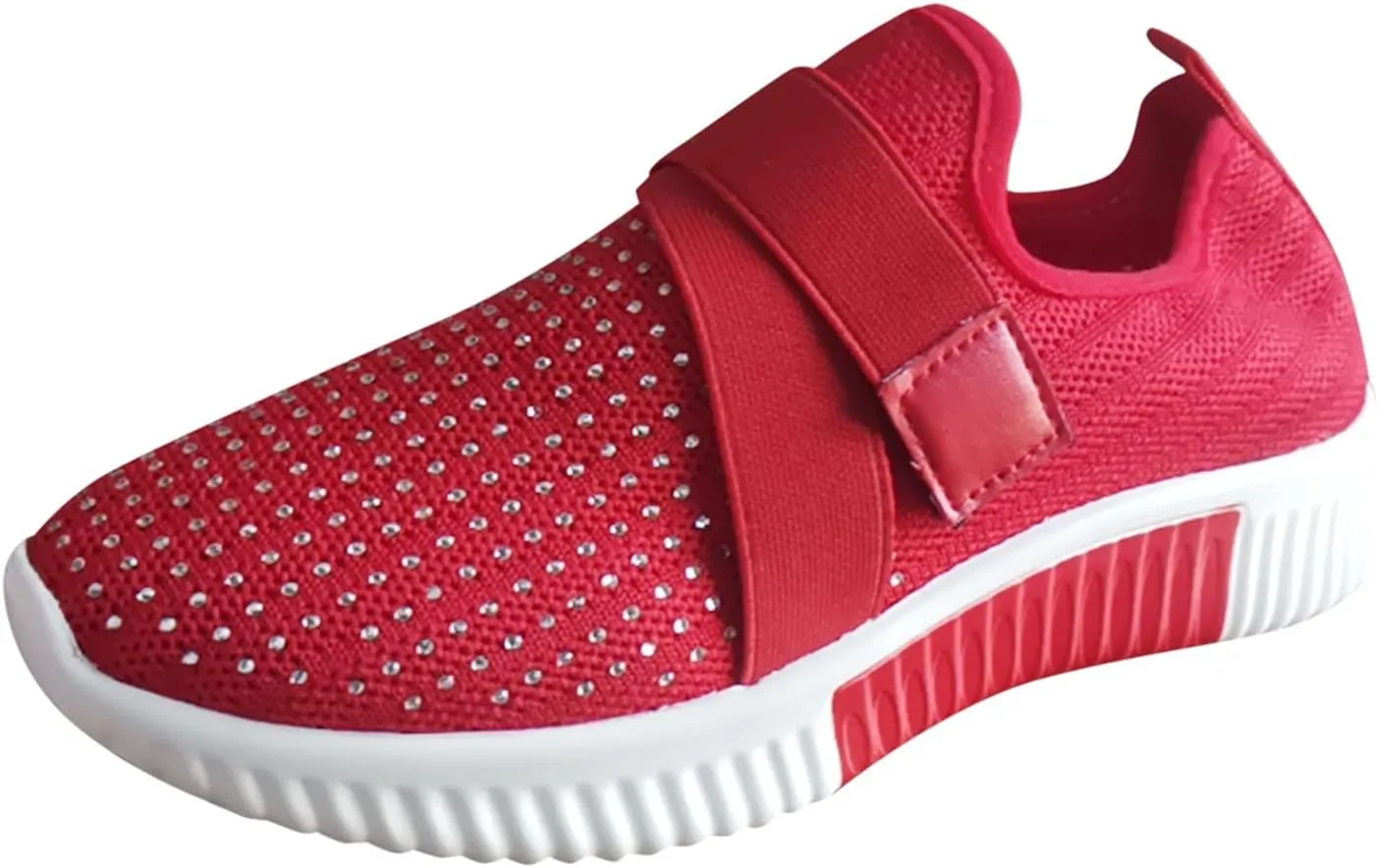 Women's Fashion Sneaker Mesh Slip On Black Non Slip Shoes for Women Comfortable Walking Shoes Women Arch Support Womens Navy Loafers Heeled Sneakers for Women