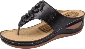 Womens Orthopedic Wedge Sandals Sandalias De Verano Para Mujer De Tacon Sandals for Women Dressy Casual Orthopaedic Shoes for Women Arch Support Orthopedic Shoes Wide Wide Foot Heels