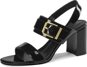 Womens Sandals High Heels Chunky Comfortable Strappy Buckle Ankle Strap Pumps Open Toe Dress Bridal Party Prom Wedding Shoes