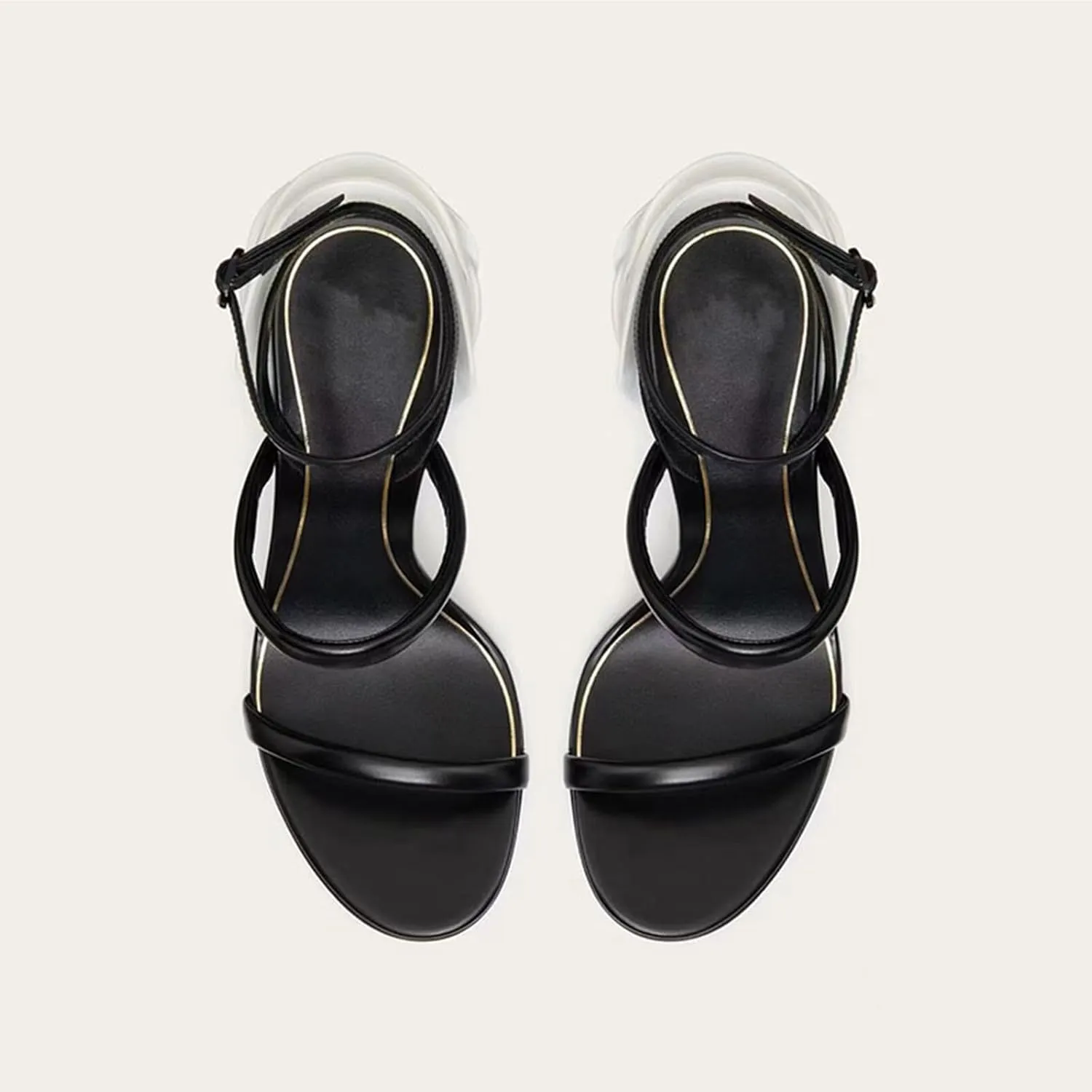 Women's Sexy Stiletto Sandals with Rose, Fashion Sweet Peep Toe High Heels for Banquet, Party And Catwalks