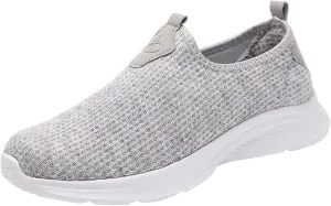 Womens Slip On Walking Shoes Non Slip Running Shoes Womens Running Shoes Arch Support Black Casual Shoes Men Shoes Sneakers Brown Tennis Shoe Trainers Shoe