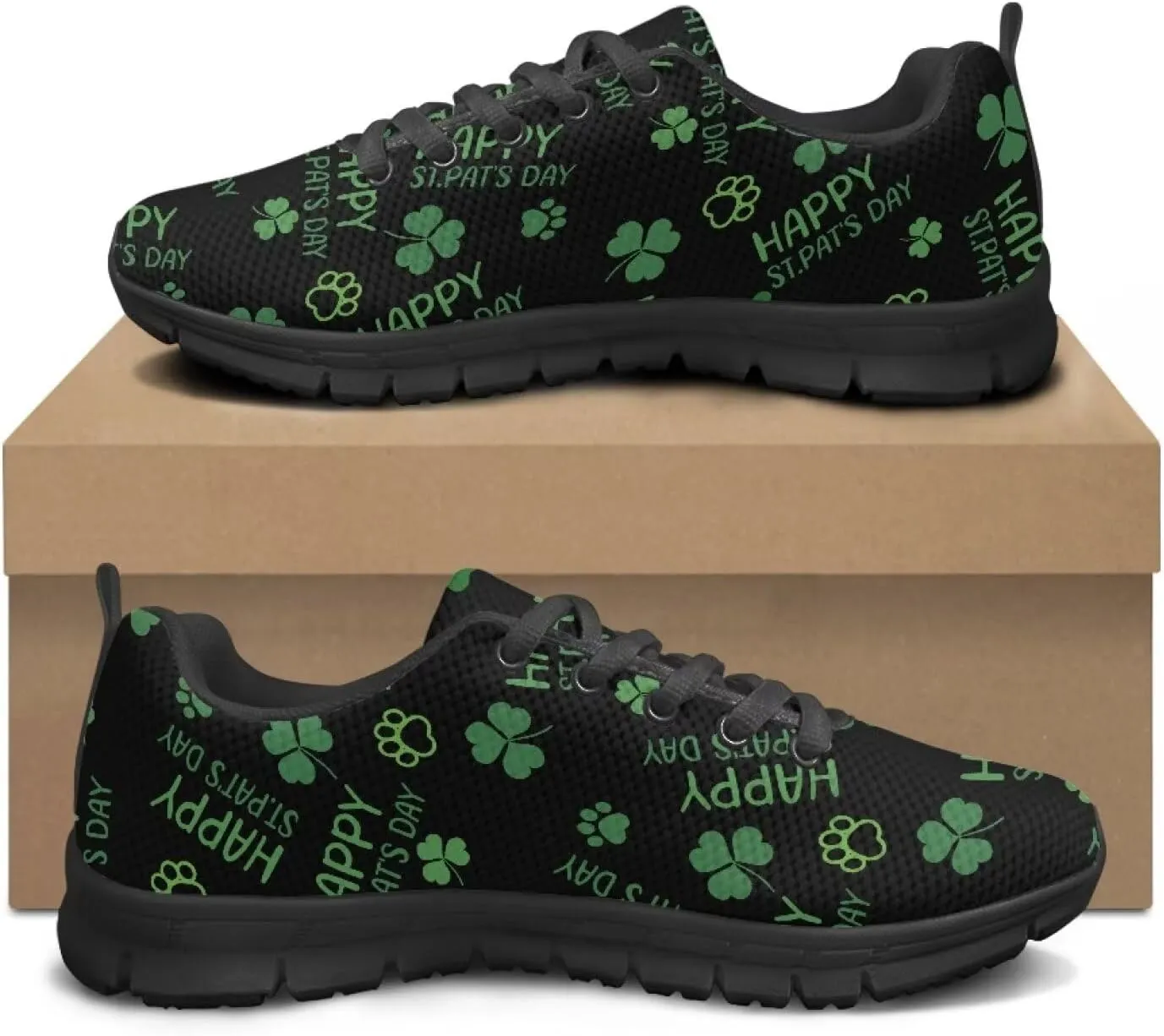 Women's Supportive Running Workout Shoes Low Top Casual Shoes Breathable Outdoor Travel Shoes for Wslking Size 5-12 Black Sole