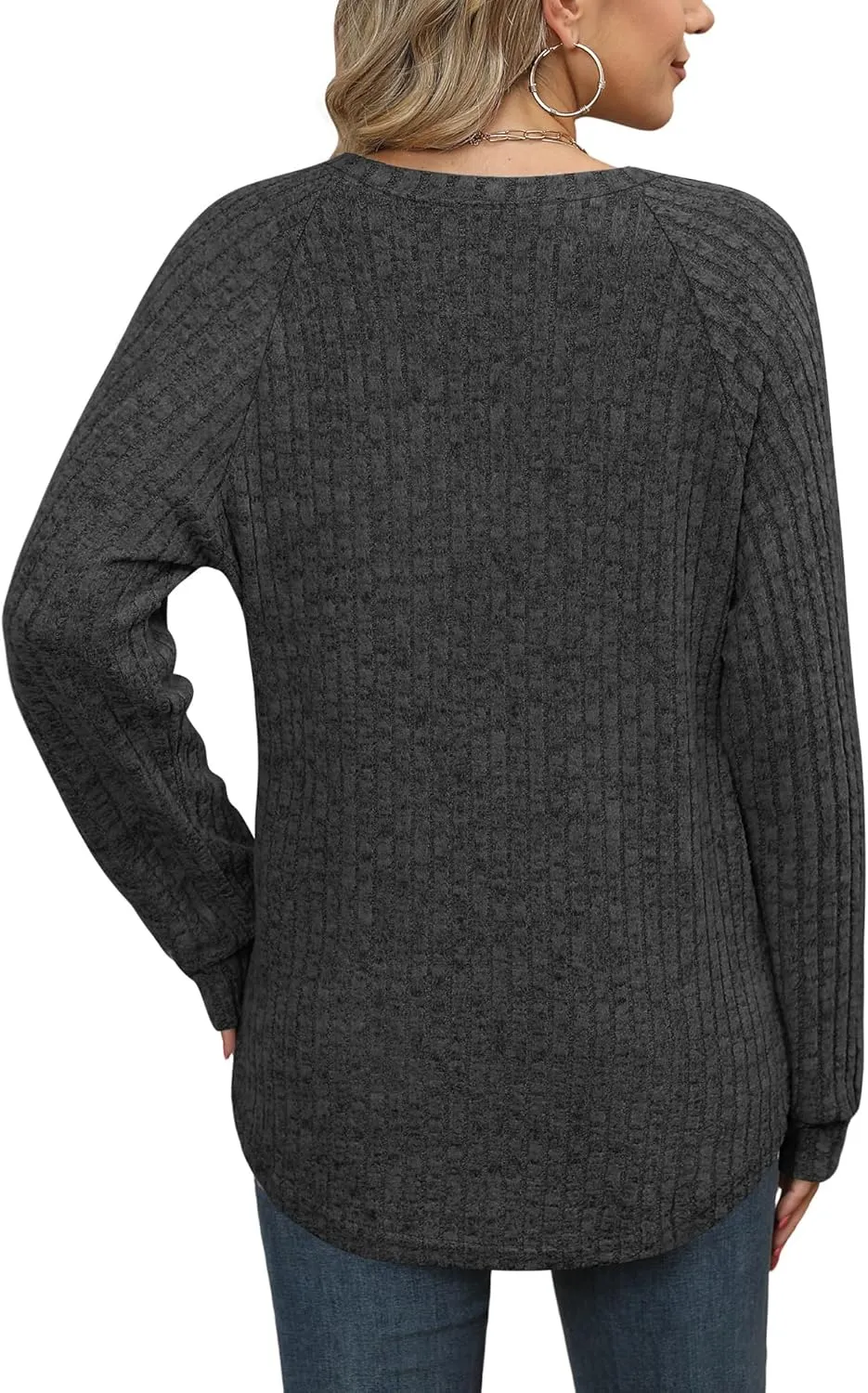 XIEERDUO Womens Sweatshirts Crewneck Loose Fitting Tops For Women Long Sleeve Shirts Pullover