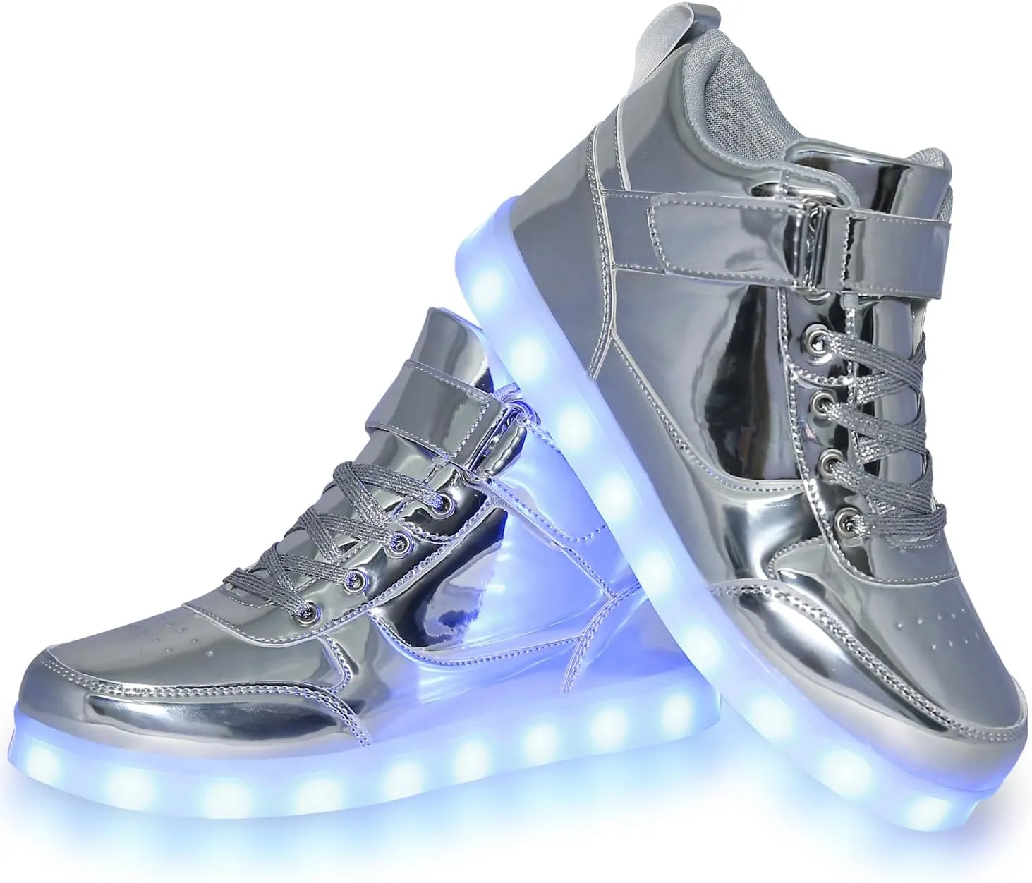 YuanRoad Unisex LED Light Up Shoes with USB Charging Glowing Luminous LED Sneakers