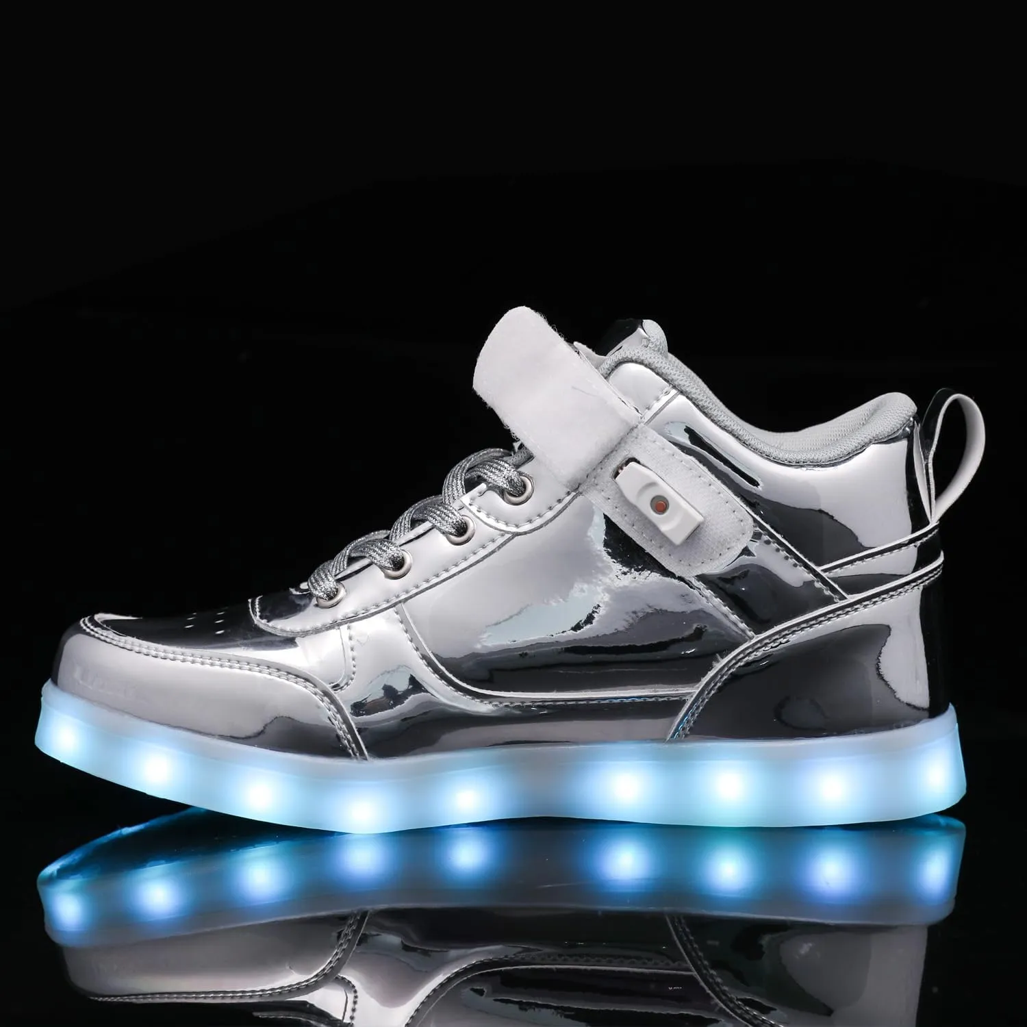 YuanRoad Unisex LED Light Up Shoes with USB Charging Glowing Luminous LED Sneakers